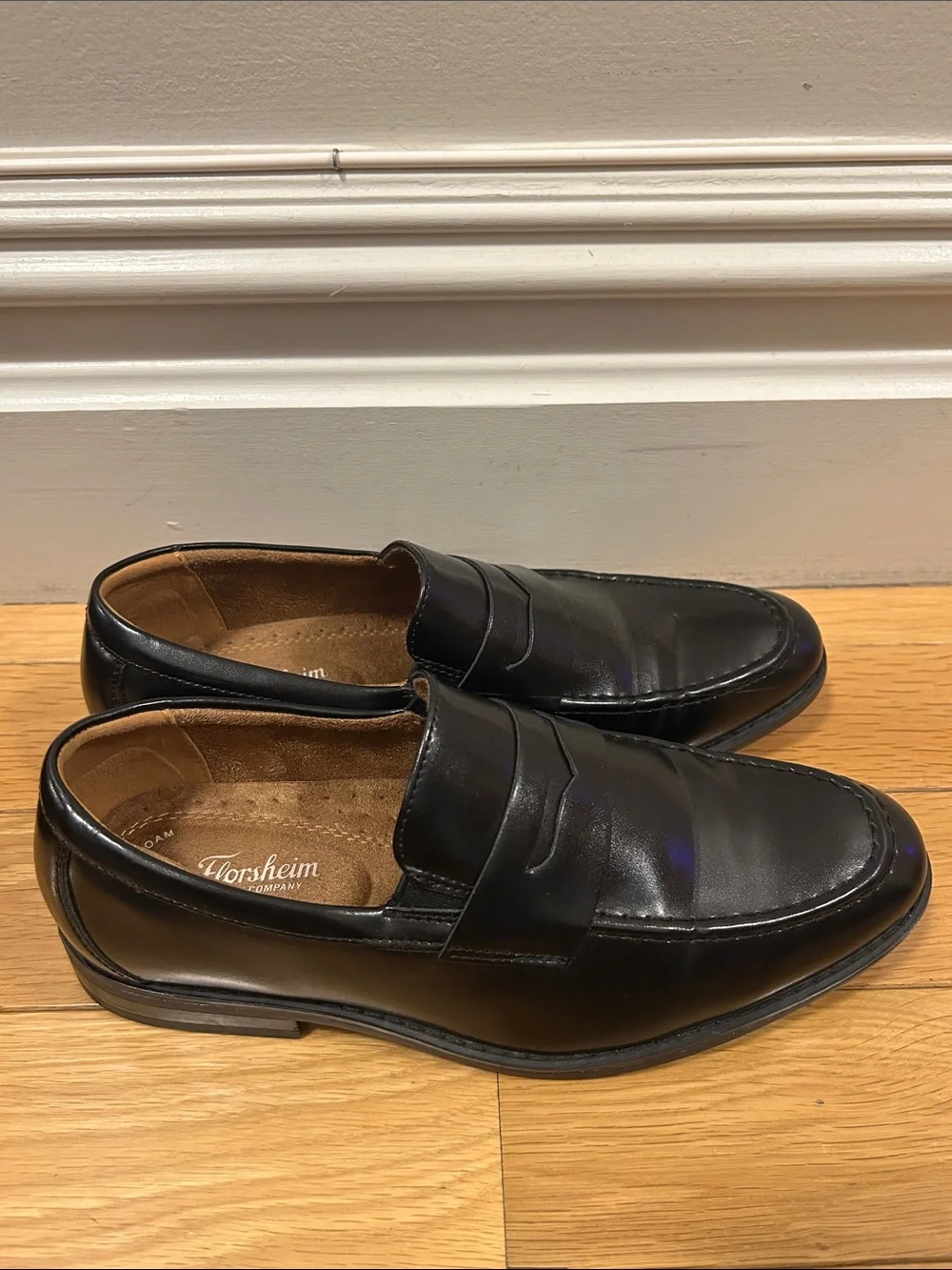 Florsheim Kids Youth Boys' Rucci Moc Toe Penny Loafers 5.5M
